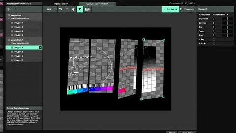 How To Create resolume arena polygon Design #sliceedge #effects