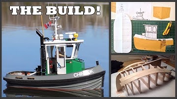 Build Series: Chinook 1/16 Scale RC Dozer Tugboat - 6 Months in 1 Minute!