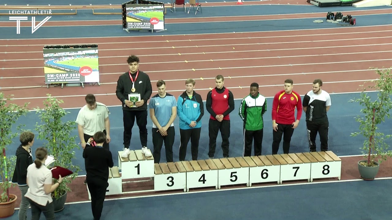 Leichtathletik live Jugend-Hallen-DM 2020 Neubrandenburg (Sonntag)