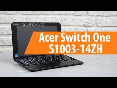 Распаковка Acer Switch One S1003-14ZH / Unboxing Acer Switch One S1003-14ZH