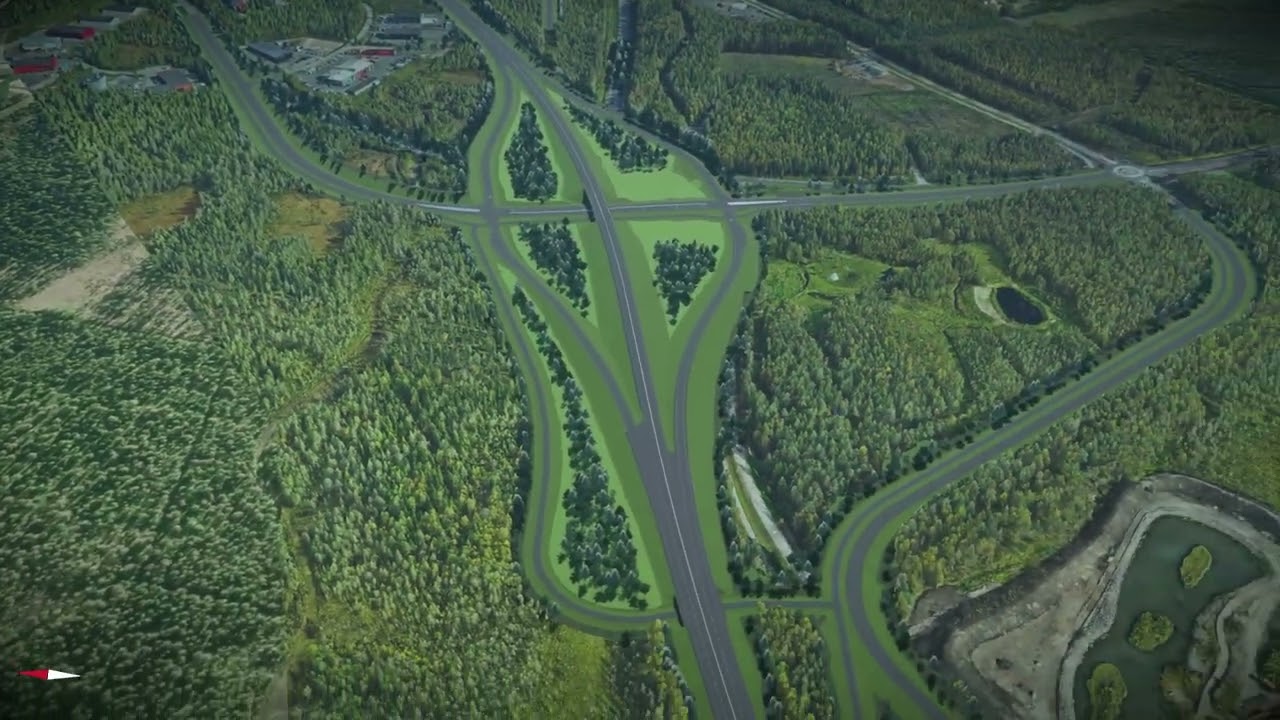 Vt 4 parantaminen välillä Napapiiri-Apukka, Yleissuunnitelmaluonnoksen havainnevideo