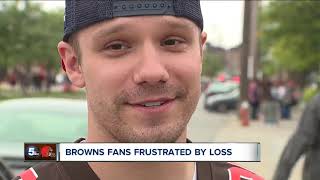 Browns fans react to loss