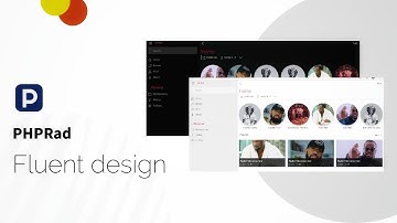 PHPRAD Fluent design intro