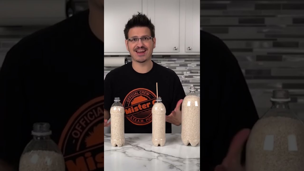 Impossible Rice Lift Science Trick Shorts Myshorts DIYST2