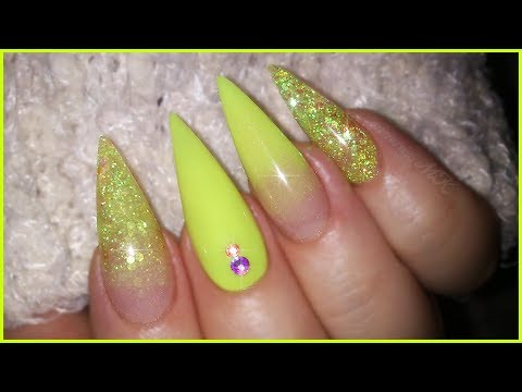 💛Uñas En Amarillo Neón💛 - thptnganamst.edu.vn