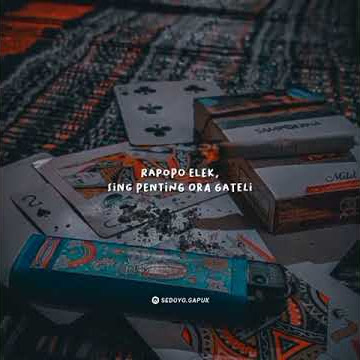 STORY WA KEREN 30 DETIK rapopo elek seng penting ra ngateli