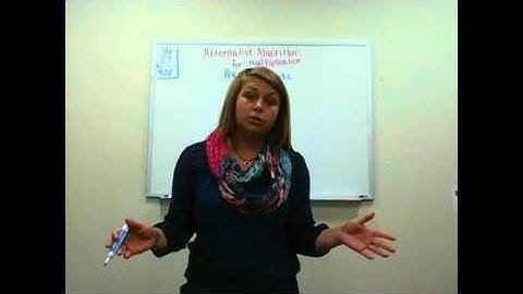 MS 271 Alternative Algorithm for Multiplication   Area Model