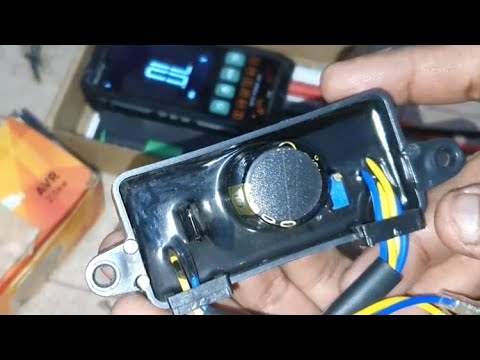 How to test Generator AVR with multimeter | 2500w Generator AVR testing ...
