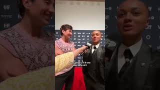 Barry Keoghan & Nykiya chat about Jacob Elordi, being tall & Sabrina Carpenter music video 👏 #tiff