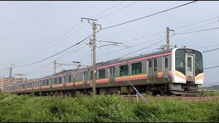 E129系B5編成 信越本線下り451M【4K】長岡→新潟→豊栄