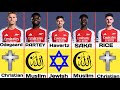 Religion Of Arsenal F C Players In 2024 2025 Season Ft Bukayo Saka Declan Rice Thomas Partey Religion Of Arsenal F C Players In 2024 2025 Season Ft Bukayo Saka Declan Rice Thomas Partey