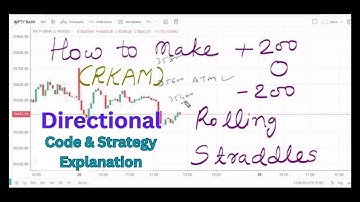 Directional RKAM | Multi Leg Option Selling Strategy | Code & Strategy Explanation