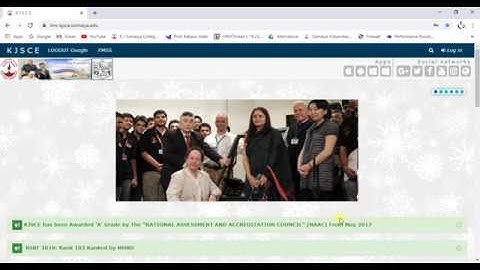 To Create the courses and enroll the students in the course. KJSCE LMS