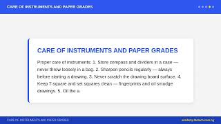 SS 1 Technical Drawing - Instruments and Their Uses: Set Square, Protractor | Nigerian Curriculum