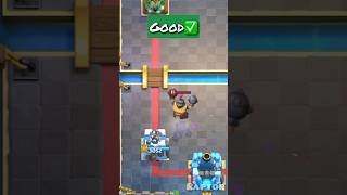 GOOD vs BAD Placements #clashroyale #minipekka #supercell