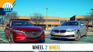 WHEEL 2 WHEEL | Mazda6 vs BMW 530i - David and Goliath