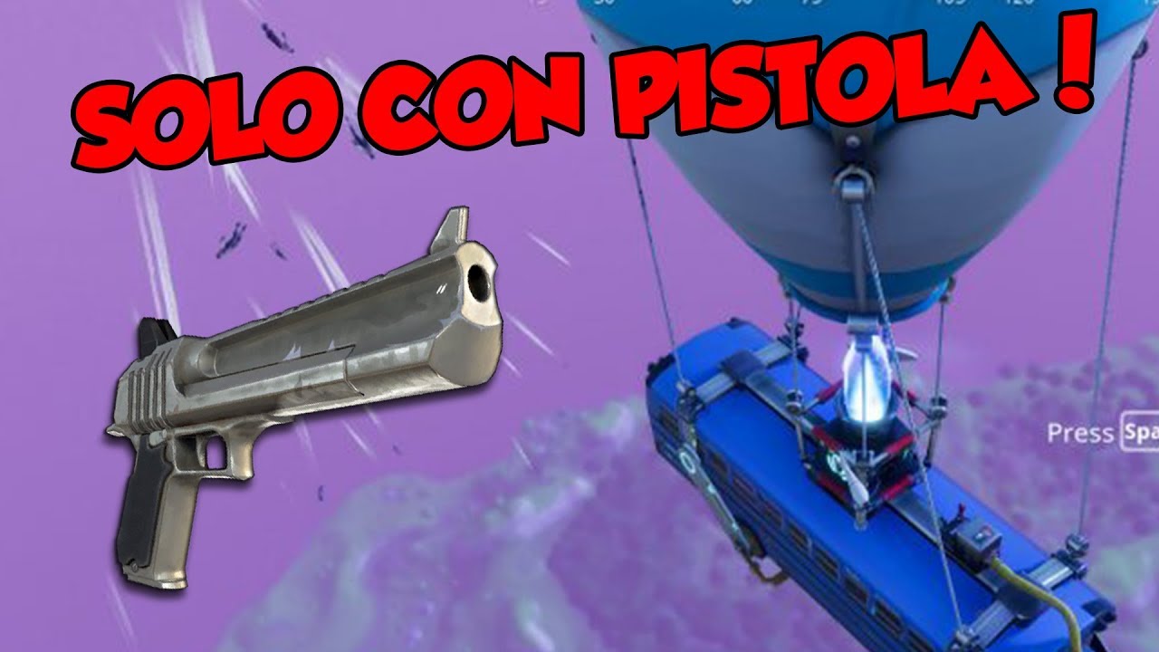 💀 ¡GANANDO SOLO CON PISTOLA! 💀 ~ FORTNITE