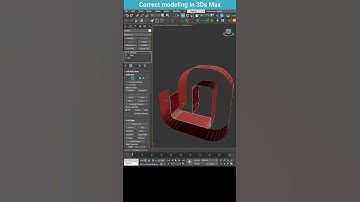 Correct Topology in 3ds Max – Fixing Edge Connections for Clean 3D Models! #shorts #3dsmax
