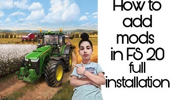 How to install mods in FS 20 full installation 💯% working