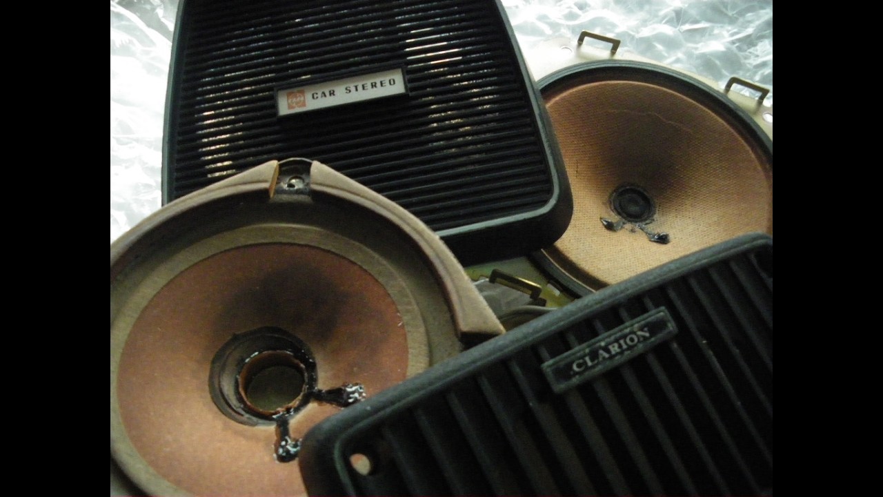 70s 無名12cmスピーカー達を場末のオクからサルベージしてリペアしてみた。　当時のジャンク屋にゴロゴロしていたTV用やカー用の無名スピーカー達が愛おしい・・・