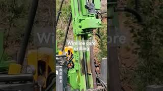 wireline core drilling site, HQ tool