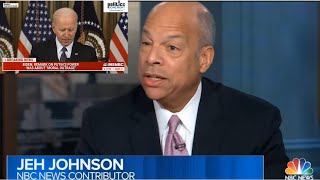 Jeh Johnson, unlike a media trying to outfox Fox News, defends Biden's PUTIN MUST GO. Biden concurs.