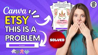 ✅ Selling digital templates on Etsy made easy | Issue with Canva templates solved | Etsy template