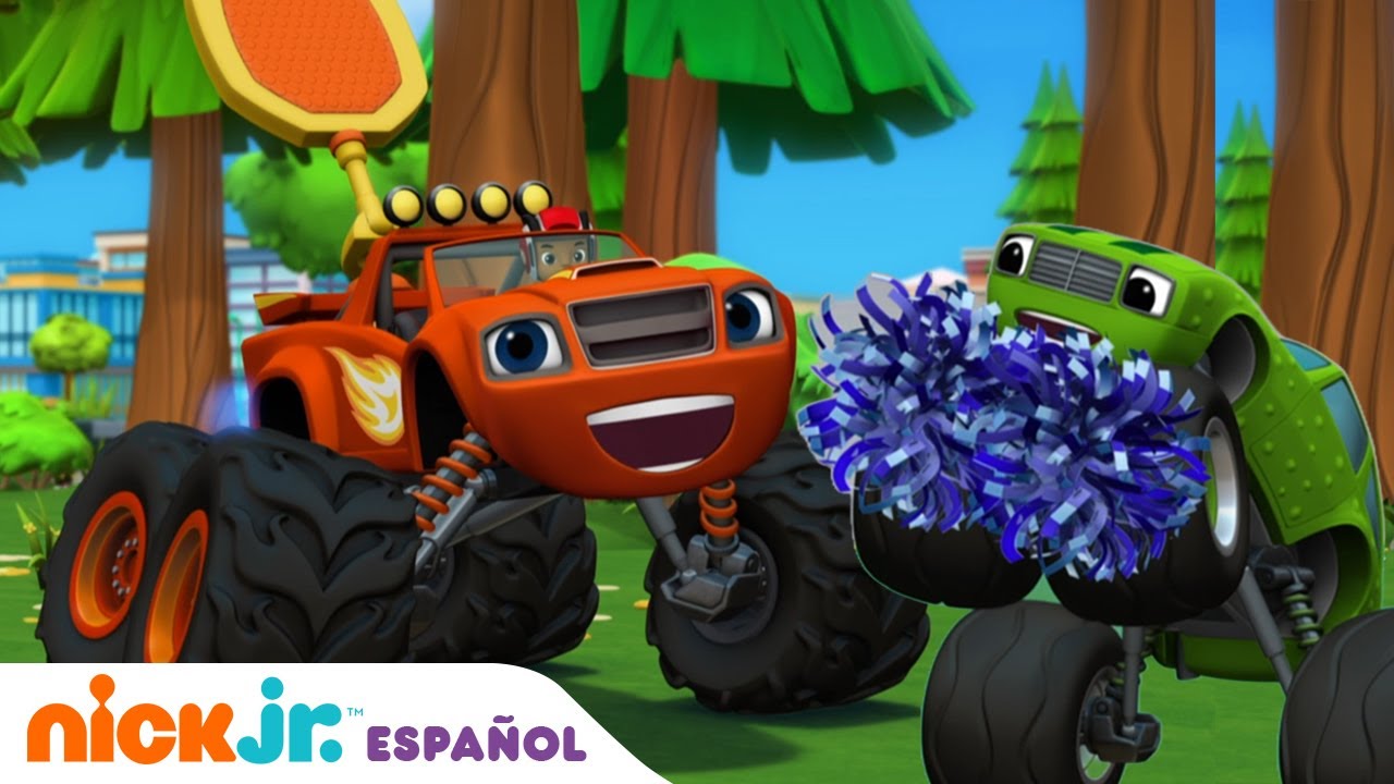 Blaze y los Monster Machines | ¡Blaze juega Truckball! | Nick Jr. en