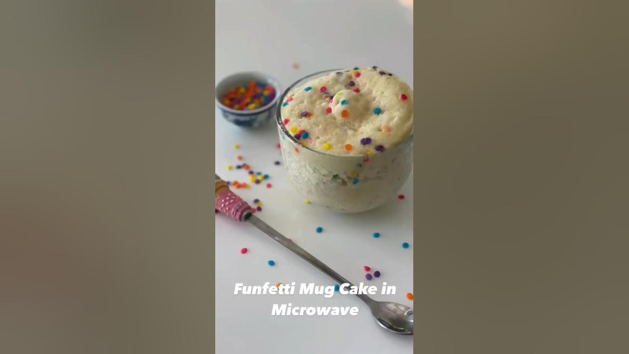 Funfetti Mug Cake Recipe - A Few Shortcuts