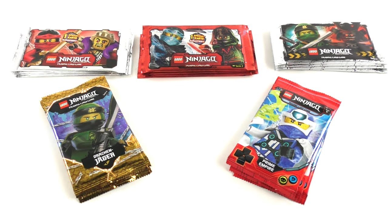 LEGO Ninjago Trading Card Game / Alle 5 Serien / Booster unboxing