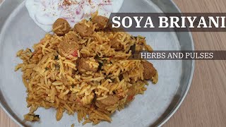 Simple and Tasty Soya Briyani/Meal maker Biryani Recipe