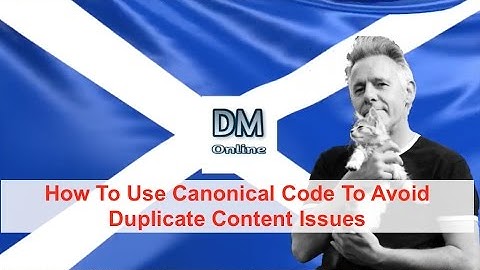 Using Canonical Code To Prevent Duplicate Content Issues