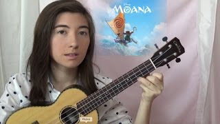 Video thumbnail of "How Far I'll Go Ukulele Tutorial 2.0"