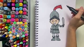 Soldier  Drawing and Colouring Easy for Kids by Colouring Kids Club 822 views 1 month ago 8 minutes, 20 seconds