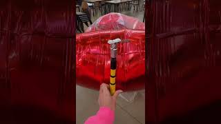 Metal ceiling decoration installation #ballondecor #balloons #party #partysupplies