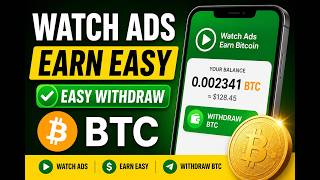 WATCH ADS &amp; EARN BTC EASY 💰