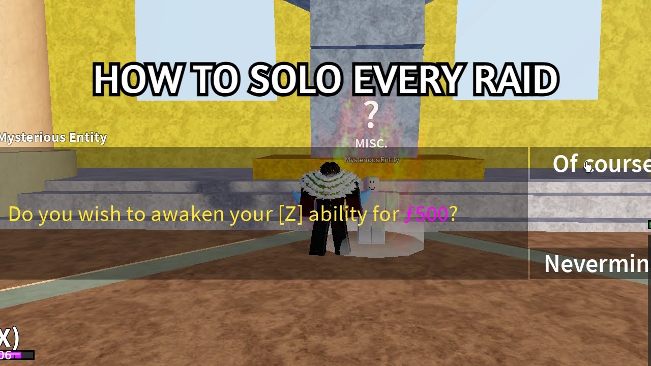 Blox Fruits] HOW TO SOLO RAIDS WITHOUT BUDDHA AND GET EASY FRAGMENTS!! 