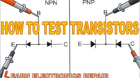 Transistors for Beginners Part 3 - How to test diagnose and repair Transistor circuits - LER #055