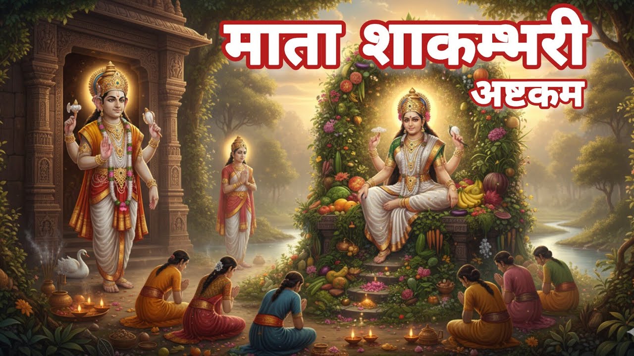 श्री शाकम्भर्यष्टकम् | Shri Shakambhari Ashtakam Full Path With Lyrics & Meaning