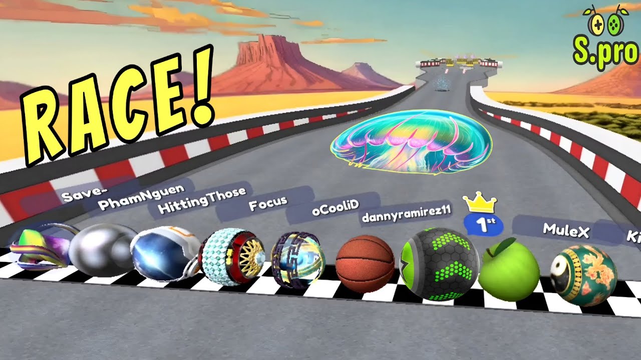 Going Balls - Speedrun Epic Race 281 ᯓ⚽︎ #goingballs #gameplay #marblesrace