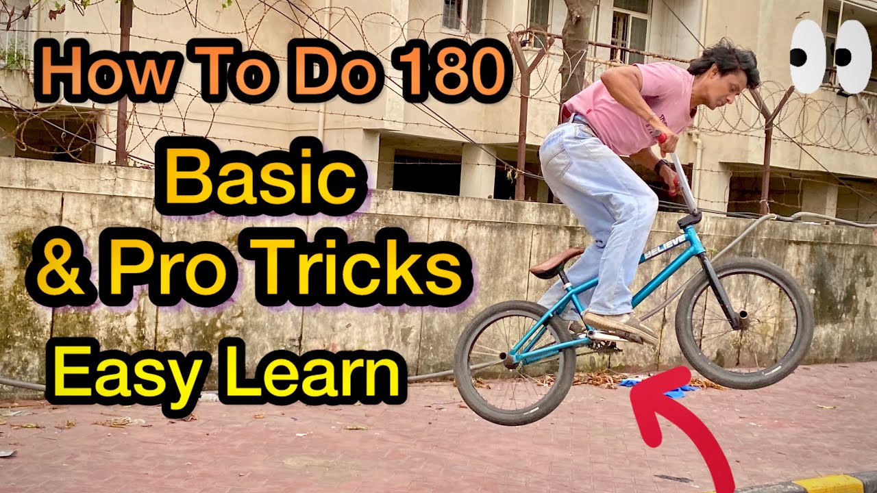 Akram Rider How To Basic 180 And Pro Tricks On Bmx Bike Easy Way🤩Akram Rider #bmx # ...