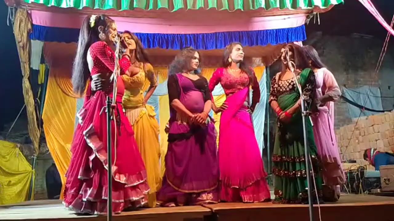 LIVE नौटंकी नाच गाना #नई_संगीत पूरे रात का खूबसूरत डांस व नौटंकी तमाशा Dhirendr Music 