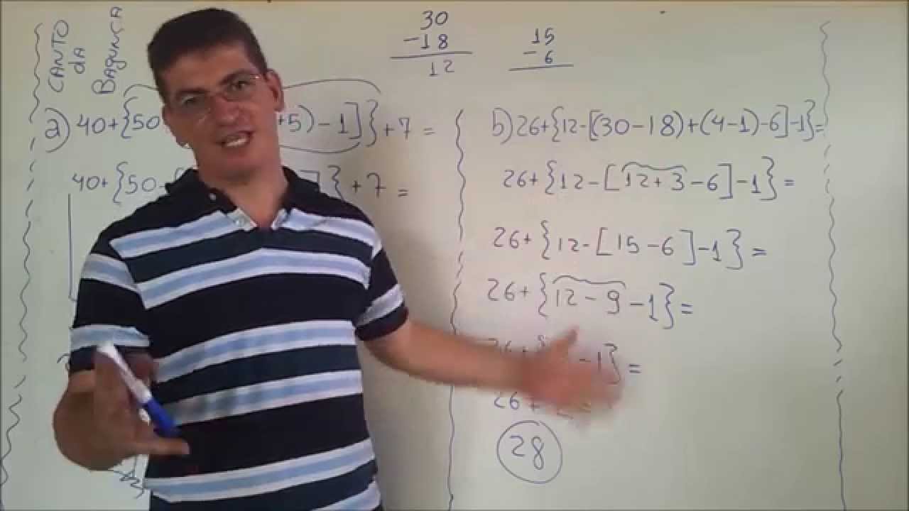 Aula de Matemática com Professor Isaac Peperaio Quarta aula