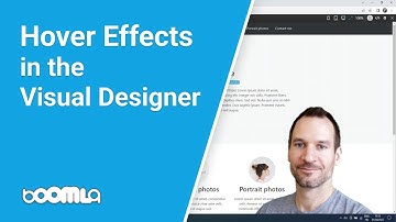 Hover effects - Boomla Visual Designer