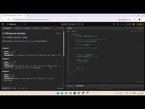 9. Palindrome Number | Leetcode | Java