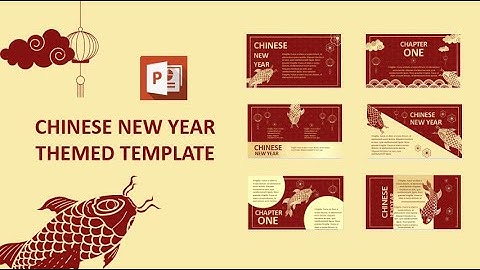 Chinese New Year✨ themed power point template ||  Power point show || Easy editable & Free template🤍