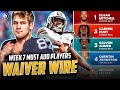 Week 7 Waiver Wire Pickups | Must-Have Players to Add to Your Roster (2023 Fantasy Football)