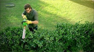 greenworks 40v cordless hedge trimmer