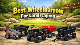 Top 5 Best Wheelbarrows For Landscaping 2026 🌿 Heavy Duty Yard Work