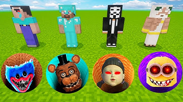 Minecraft Battle: NOOB vs PRO vs HACKER vs GOD: SCARY PIT CHALLENGE HORROR Minecraft Animation